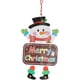thumbnail image 3 of Christmas Wall Sign, Christmas Door Sign Decorative Portable Exquisite Snowman Pattern  For Corridor For Holiday For Fireplace ANGGREK Christmas Hanging Sign, 3 of 8