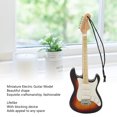 thumbnail image 3 of Modelo De Guitarra En Miniatura, Adorno De Guitarra Realista De Madera Con Cordón Para Sala De Estar Para Oficina, 3 of 7