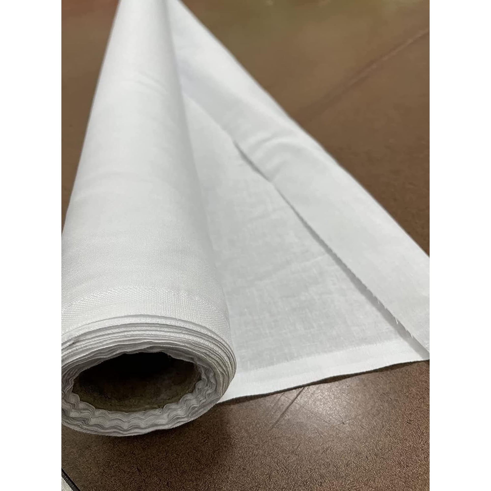 Sedona Designz 120" Wide Bleached Pure White Muslin Sheeting Fabric/Textile - Medium Weight - 100% Cotton (120in. Wide) - 1 Yard