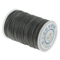 thumbnail image 1 of 1 rollo de poliéster negro para coser fuerte hilo encerado línea de cuero artesanía a mano gris Sunnimix Hilo trenzado de poliéster encerado, 1 of 8