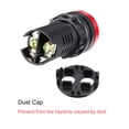 thumbnail image 5 of Unique Bargains AC/DC 48V Indicator Light with Buzzer Red Flashing Alarm 22mm Panel LED Indicator 5pcs, 5 of 5