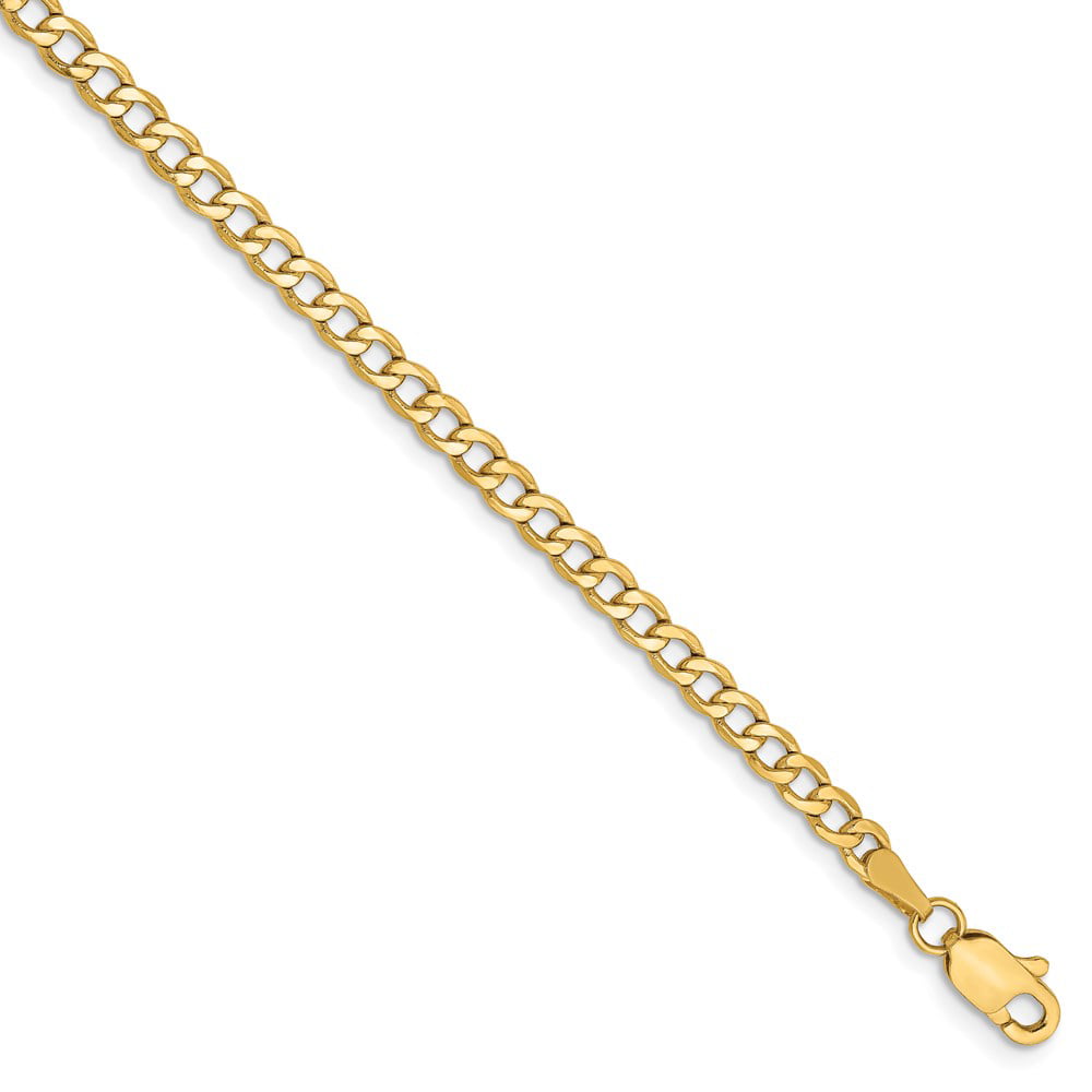 The Chain measures 2.90mm in thickness and comes carded. 24 inch Light Rhodium Heavy Curb Chain