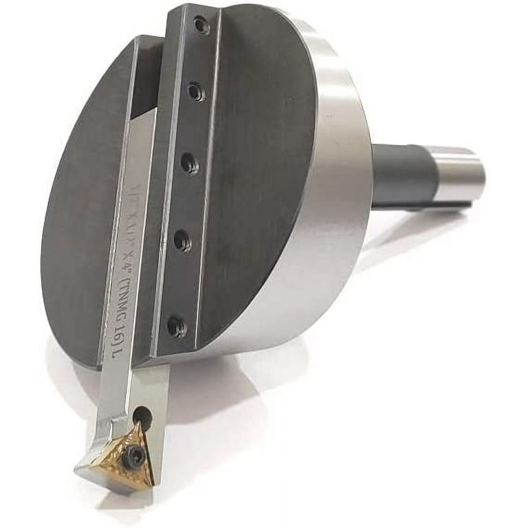 Large Head Size 4 inch/ 100 mm Diameter Fly Cutter with Carbide Indexable Tip Facing Tool (Morse Taper 2mt)