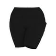 thumbnail image 2 of WTXUE Biker Shorts Women Tummy Control Tights for Women, Plus Size High Waisted Workout Shorts Seamless Butt Slim-Leg Built-in Pocket Curvy Fit Activewear Short, Black, 2 of 7