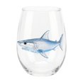 thumbnail image 2 of 4.3 x 3.3 in Artistic Ocean Life Glass Cup, Clear 2D Marine Design Drinking Glass for Water, Juice, Wine, Desk Display, Coastal Home Decor & Gift, 1Pc, 2 of 9