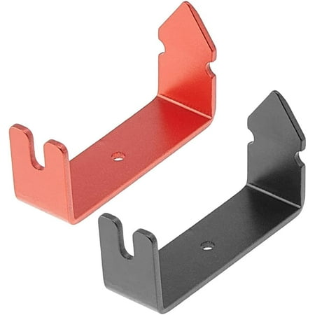 2pcs 2 colors Iron Bow String Separator Tool Archery Accessories Mixed color 53x16x30mm Hole: 3mm 1pc/color
