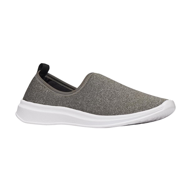 Tenis Slip On Mujer Confort Casual Licra Gris Suaves gris 23 Incógnita 034D03