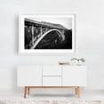 thumbnail image 2 of Bixby Bridge B&W - Big Sur California Photography White Framed Wall Art Print 16 x 24 inches, 2 of 3