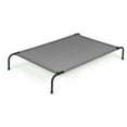 thumbnail image 4 of Large Elevated Dog Bed 50"x31"x8" - Breathable Textilene Mesh Cooling Cot for Large Dogs, 80lb Capacity, Indoor/Outdoor Use (Light Gray, 6.8 lbs), 4 of 10