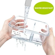 500 Freezer Refrigerator Food Labels Reminder Water Oil Resistant in Roll with Perforation Line,Removable Adhesive