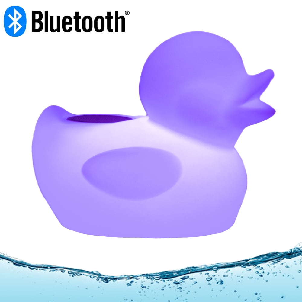 Acoustic Audio Rechargeable Bluetooth Floating Duck Pool Speaker Ip66 Rated With Multi Colored Led Light Walmart Com Walmart Com - rubber ducky song roblox id