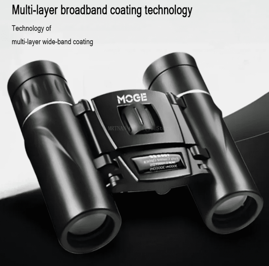 100x22 HD Powerful Binoculars 2000M Long Range Folding Mini Telescope BAK4 FMC Optics For Hunting Sports Outdoor Camping Travel