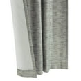 thumbnail image 3 of Loft Living Oshawa Light Filtering Dual Header Single Curtain Panel 52 x 108 in Grey, 3 of 6