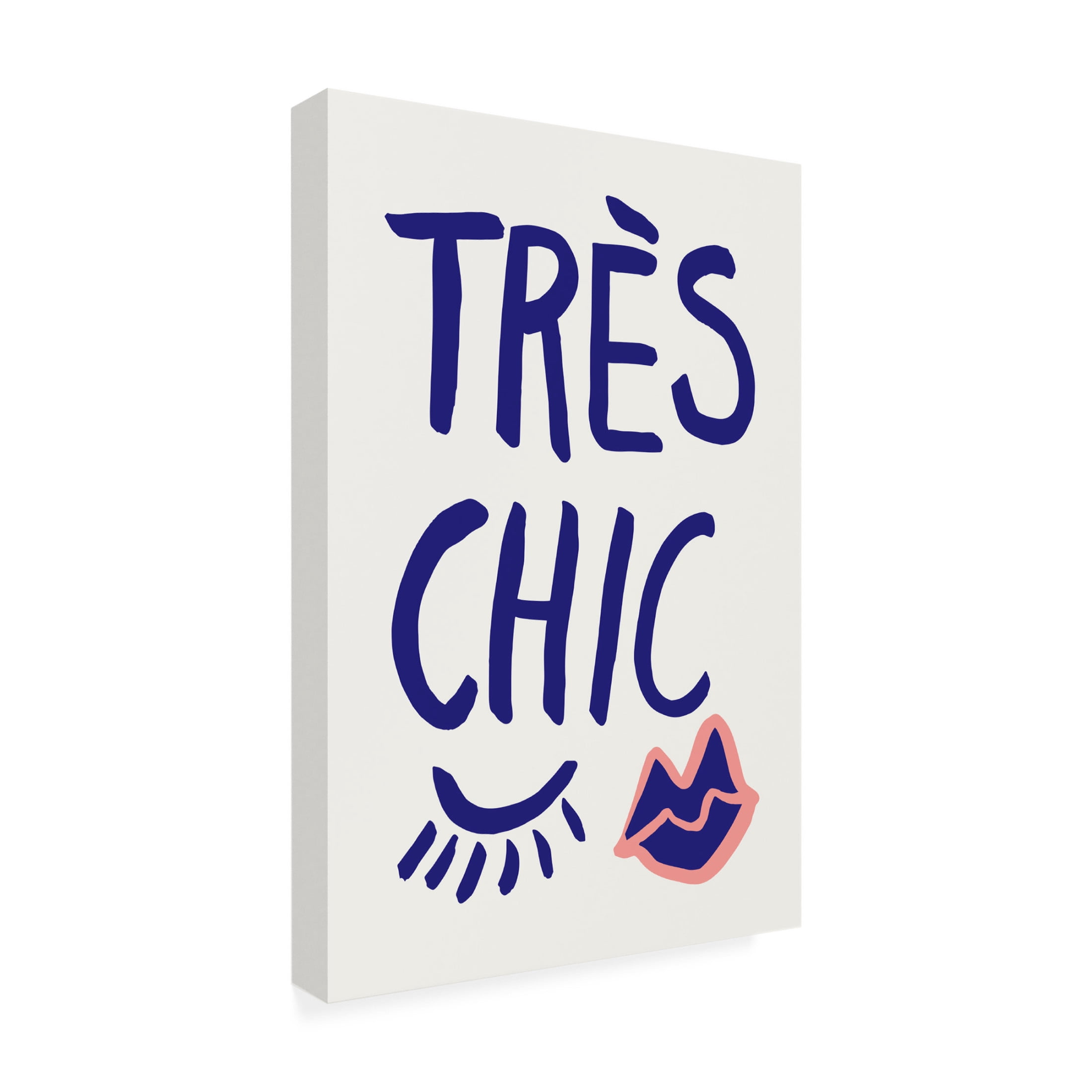Trademark Fine Art Pictufy Studio Tres Chic Blue Canvas Wall Art