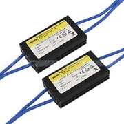 Xtremevision LED Anti Flicker Resistor Decoder Plug and Play Error Free Plastic 1 Pair - T10