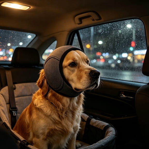 Dog Ear Muffs Noise Protection Small , Quiet Ears for Dogs , Covers for Fireworks & Thunder Anxiety, Anti-Slip Noise Cancelling Secure Fit