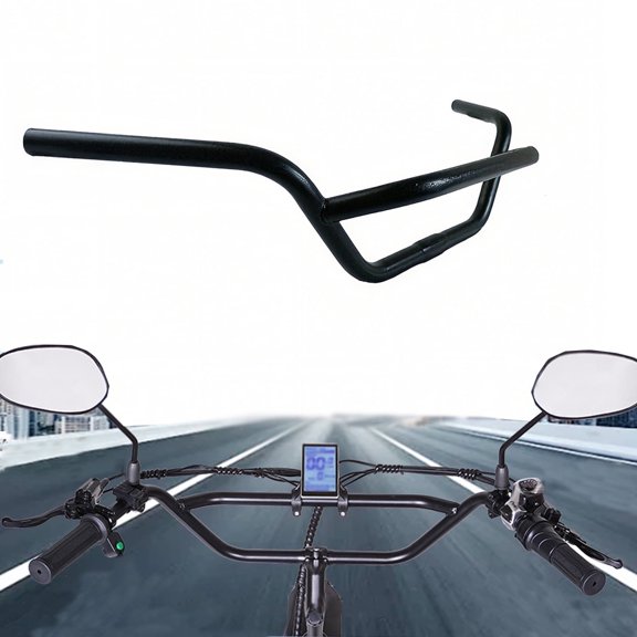 Cruiser Handlebar Handlebars Bicycle Parts 25mm Universal Fits Bikes Bar for E Tricycle,Cruiser,Mtb Mountain Bike Black