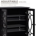 thumbnail image 6 of HOMCOM Sideboard Buffet Cabinet, Kitchen Storage Cabinet with Adjustable Shelves, Espresso, 6 of 9