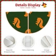 thumbnail image 3 of Lukts Bold Squirrel Silhouettes Print Color Life Christmas Tree Skirt, Winter Holiday Tree Mat Decoration ,Can be Used as A Shawl-36", 3 of 6
