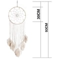 thumbnail image 3 of Atrapasueños bohemio hecho a mano - Atrapasueños de macramé grande con borlas para dormitorio, tapices de atrapasueños de algodón tejido ER, 3 of 5
