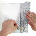 thumbnail image 5 of Fabric Book Cover for Student Hand-made Protector Bookmark Cloth Decor Books Creative Bookshelf Ornamental Sleeve Protective, 5 of 5