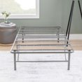 thumbnail image 5 of Linon Lowell Twin Folding Platform Mattress Base in Grey Powder Coated Steel, 5 of 13