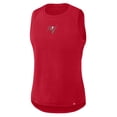 thumbnail image 4 of Women's Fanatics Red Tampa Bay Buccaneers Draped Mesh-Back Performance- Tank Top, 4 of 5