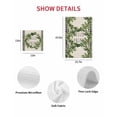 thumbnail image 7 of Farmhouse Green Garland Kitchen Dish Towels for Drying Dishes Set of 4, Spring Vintage Black Plaid Beige Waffle Weave Microfiber Hand Tea Bathroom Towels Quick Dry & Absorbent Towel 12x12, 7 of 7