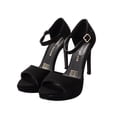 thumbnail image 2 of Zapatillas negras para mujer con tacón y punta abierta Dorothy Gaynor 22.5 Dorothy Gaynor Zapatillas negras para mujer con tacón y punta abierta Dorothy Gaynor 22.5, 2 of 6
