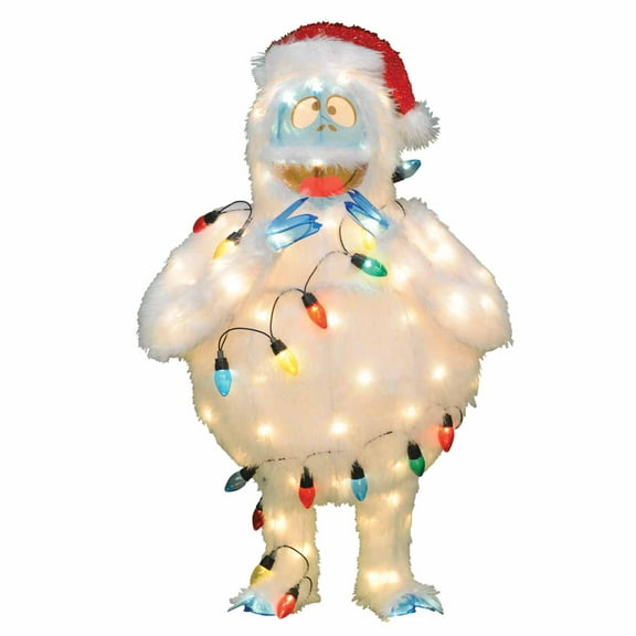 Northlight Pre-Lit Bumble Christmas Outdoor Decoration - 49" - Multi Lights