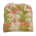 thumbnail image 2 of Blazing Needles 93184-4CH-OD-142 19 in. U-Shaped Dining Chair Cushions, Eastbluff Coral - Set of 4, 2 of 3