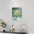thumbnail image 3 of Farmhouse Bathroom Wall Art Rustic Daisy Butterfly Bathroom Pictures Wall Decor Country Floral Bathroom Canvas Painting Prints Framed Artwork Decor for Living Room Bedroom Bathroom 12"x16", 3 of 6