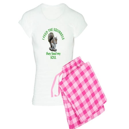 

CafePress - Squirrel Feeder - Women s Light Pajamas