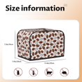 thumbnail image 5 of Yiaed Football Print Two Slice Bread Machine Cover, Universal Size Kitchen Appliance Cover for Bread Machine,Bread Machine Cover, 5 of 7