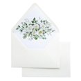 thumbnail image 1 of Sobre PONATIA A7 con solapa europea, color marfil, con forro de flores, 50 unidades, 1 of 9