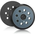 thumbnail image 1 of 2 Pieces 125mm Replacement Orbital Sanding Pad 8 Hole Hook And Loop Sanding Pad (blue), 1 of 5