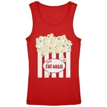 Halloween Popcorn Costume Youth Girls Tank Top Red YSM