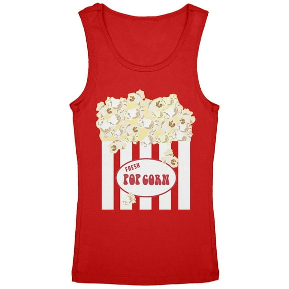 Halloween Popcorn Costume Youth Girls Tank Top Red YSM