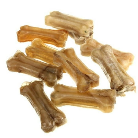 - 10pcs/lot Snack Treat Dog Chews Bone Pet Puppy Tooth Cleaning Bone Doggie Dental Teething Aid Toys Gadget