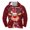 Red, variant on EchfiProm Mens Graphic Hoodies Red Christmas Reindeer with Pockets Hooded Big And Tall Sweatshirt for Men Pullover XL