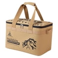 thumbnail image 2 of Bolsa de almacenamiento para acampar, bolsas de lona, ​​equipaje para exteriores, gran capacidad, resistente, bolsa de transporte para acampar, para Caqui, 2 of 8