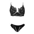 thumbnail image 4 of Traje de lencería sexy femenina de encaje de tres puntos sexy de encaje para mujer Fridja  nalpqowj10716, 4 of 6