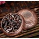 thumbnail image 3 of Soporte de incienso de aleación para quemador (incienso de cerámica con cono/cono/incienso) con soporte de incienso de león y algodón ignífugo, Red Copper Plum, 3 of 5