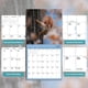 thumbnail image 5 of Calendario de Pared 2026, Calendario de Ardilla, Calendario de Pared Mensual Colgante con Bloques Grandes para Organizar y Planificar, Horario Académico, Hogar, Oficina y Familia, Papel Grueso y Resistente, 5 of 6