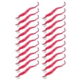 thumbnail image 2 of CHUANK 20Pcs Soft Touch Plush Material Cute Style Compact Portable Fuzzy Worms For Party, 2 of 8