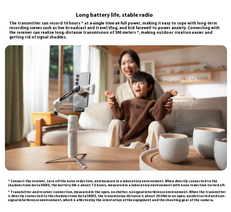 Wireless Lavalier Microphone for Smartphone Vlog - Bigcan Clip-on Bluetooth Mic Air System with USB-C Receiver, Noise Reduction, 48kHz Audio, 10H Battery for Video Recording Outdoor Streaming