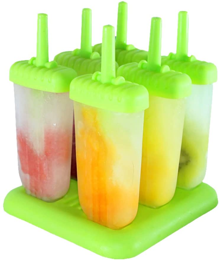 Ice Cream Mould, Reusable DIY Food Grade Silicone Creative Popsicle