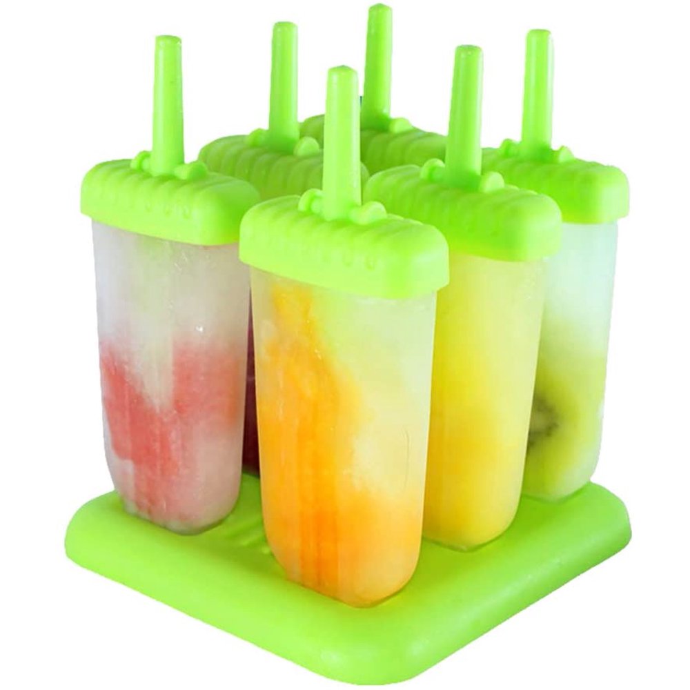 Ice Cream Mould, Reusable DIY Food Grade Silicone Creative Popsicle