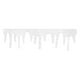 thumbnail image 2 of Manta de nieve invernal para la decoración de la chimenea | Escultura de hielo con forma de carámbano artificial | Decoración navideña para la repisa de la chimenea, 2 of 6