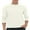 White, variant on Men's Crewneck Sweater Soft Casual Sweaters for Men Classic Pullover Sweaters with Ribbing Edge